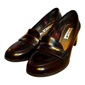 Women's American Eagle Loafer Heels, 9.5, Maroon